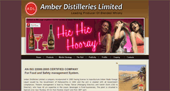 Desktop Screenshot of amberliquors.com